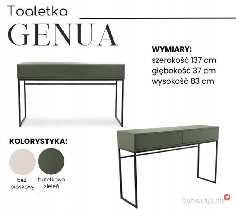 ToaletkaKonsola Genua 137x37x83 Darmowa dostawa Wieruszów