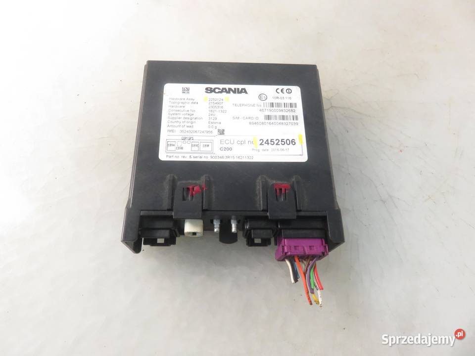 MODUŁ GSM SCANIA R I 20042019 2452506 2252124
