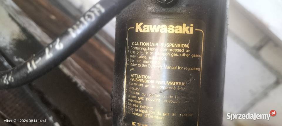 Wahacz amortyzator układ hamulcowy kawasaki gpz