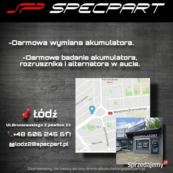 Akumulator GROM EFB STARTSTOP 60Ah 600A Prawy Łódź sprzedam