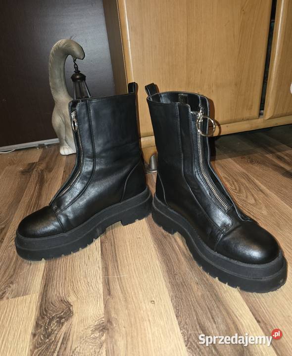 Czarne workery damskie 39 About you Sosnowiec