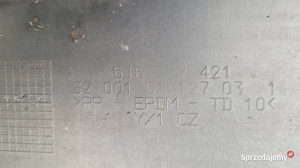 SKODA FABIA II HB ZDERZAK TYŁ TYLNY 6408 osobowe Ruda Śląska