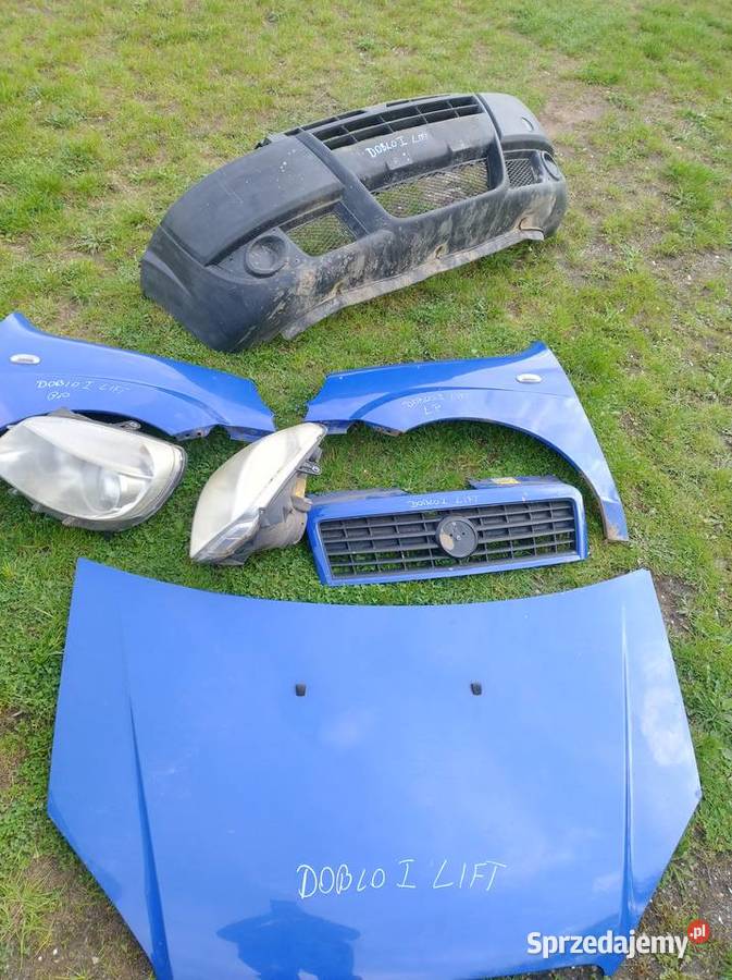 FIAT DOBLO I Lift zderzak maska błotnik lampa