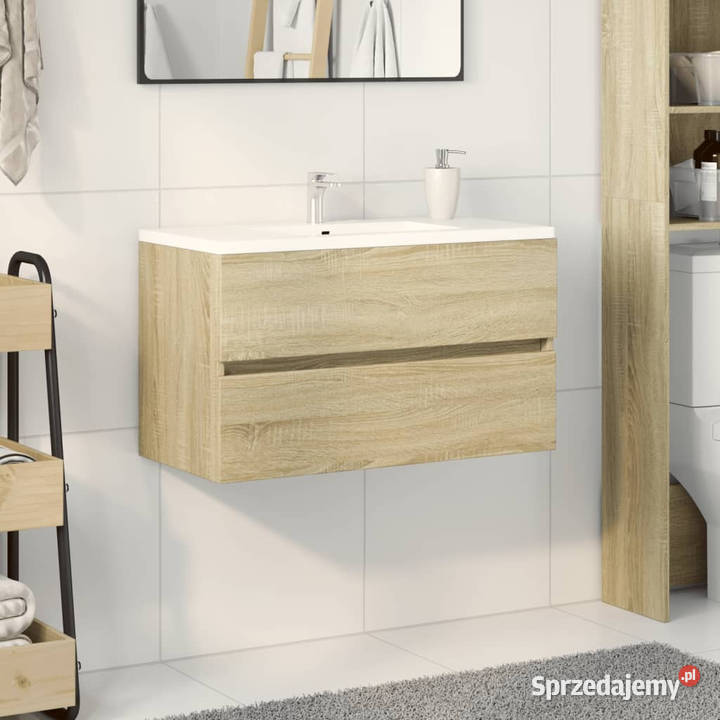 Szafka pod umywalkę dąb sonoma 80x385x45 płyta Pozostałe Warszawa