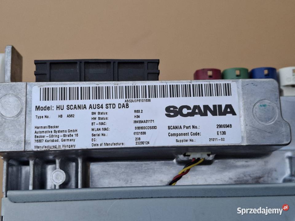 SCANIA S R G P NGS NAVI NAWIGACJA 2906948 Bieleń