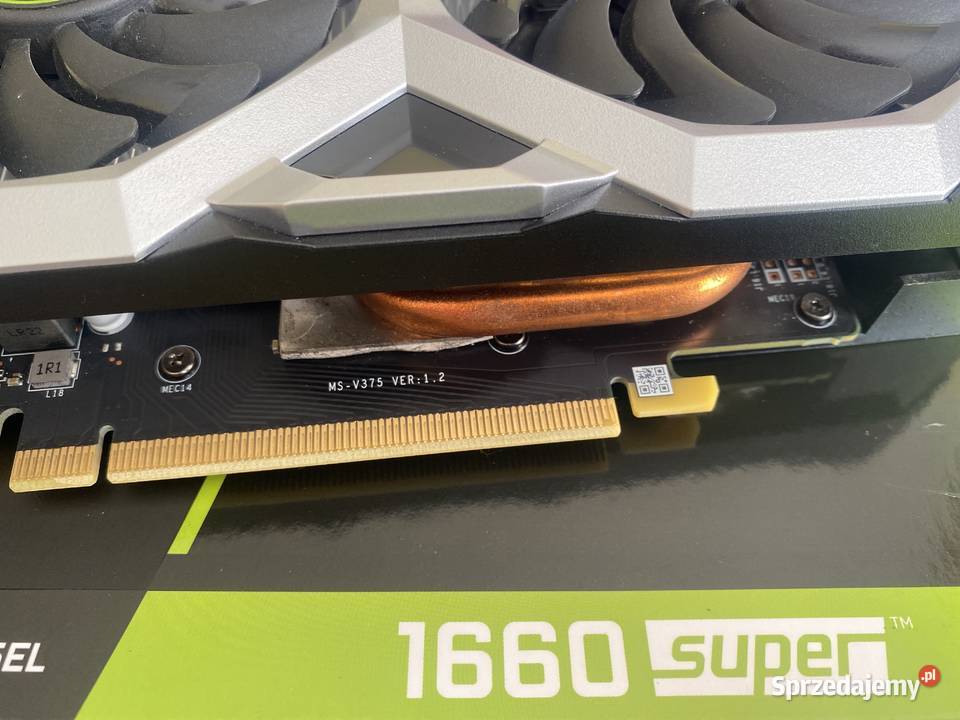 Karta graficzna MSI GEFORCE GTX 1660 Super 6GB 6GB Komputery i Akcesoria