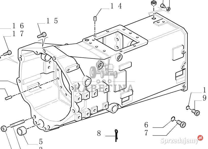 Holland TM165 TM155 TM150 TM140 TM145 Korpus Pozostałe