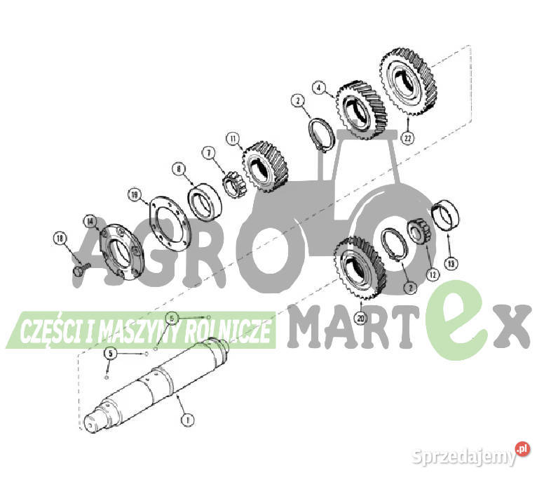 1285983C1 87773390 KOŁO ZĘBATE 34T CNH dolnośląskie Wichrów