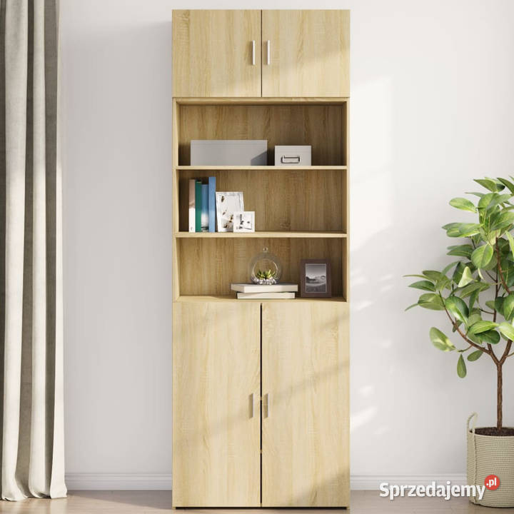 Szafka wisząca dąb sonoma 80x425x40 WM846126 Warszawa