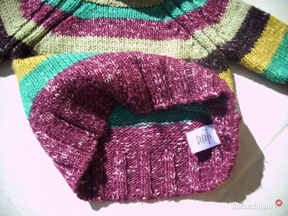 Ciepły sweter Golf dziecka 912 mies 76 Swetry małopolskie Nowy Sącz