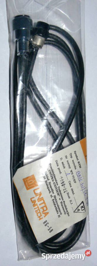 KABEL RG58 WTYK BNC UC1 UHF 1m UNITRA zachodniopomorskie