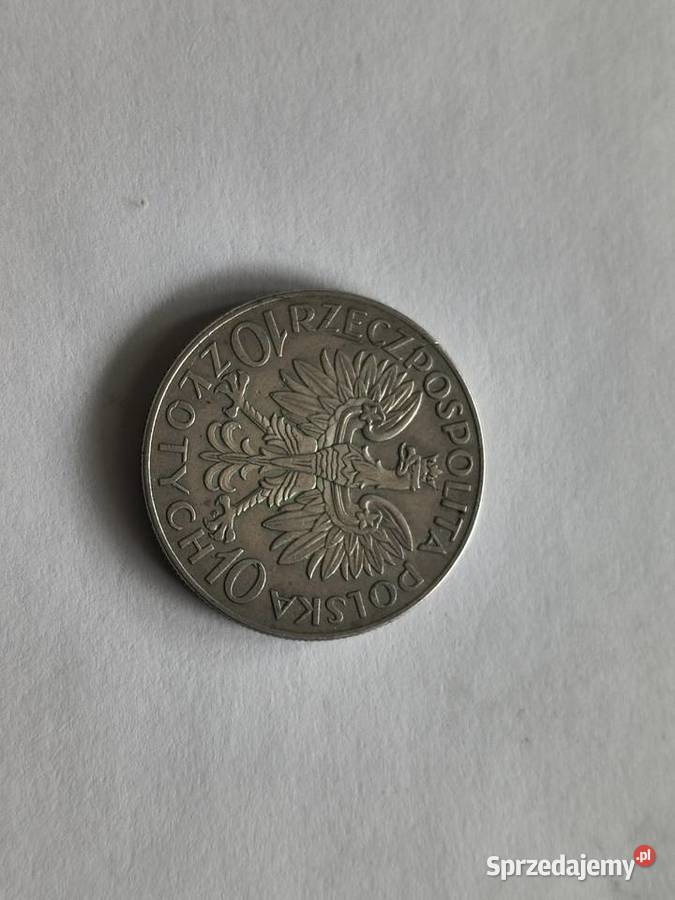 10 1933 Sobieski srebro Ag 750 Szczecin