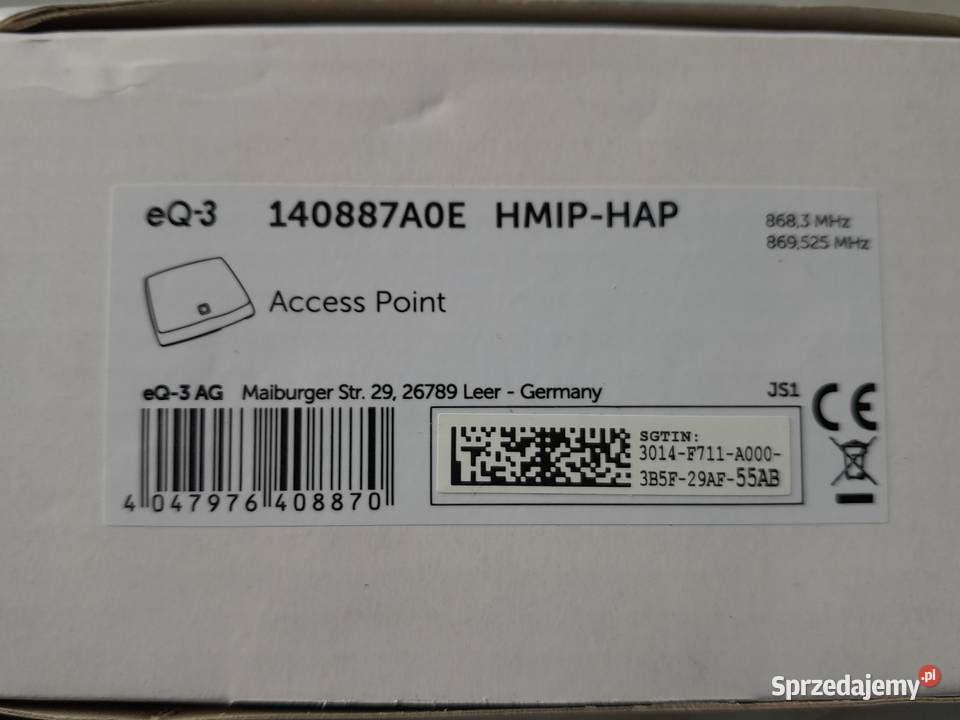 Zestaw Startowy Homematic IP Smart Kontrola śląskie Dąbrowa Górnicza sprzedam