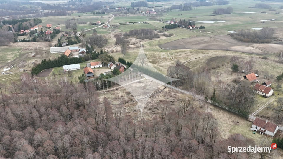 Działka na Mazurach Rogojny jezioro Łaźno WZ rolna warmińsko-mazurskie