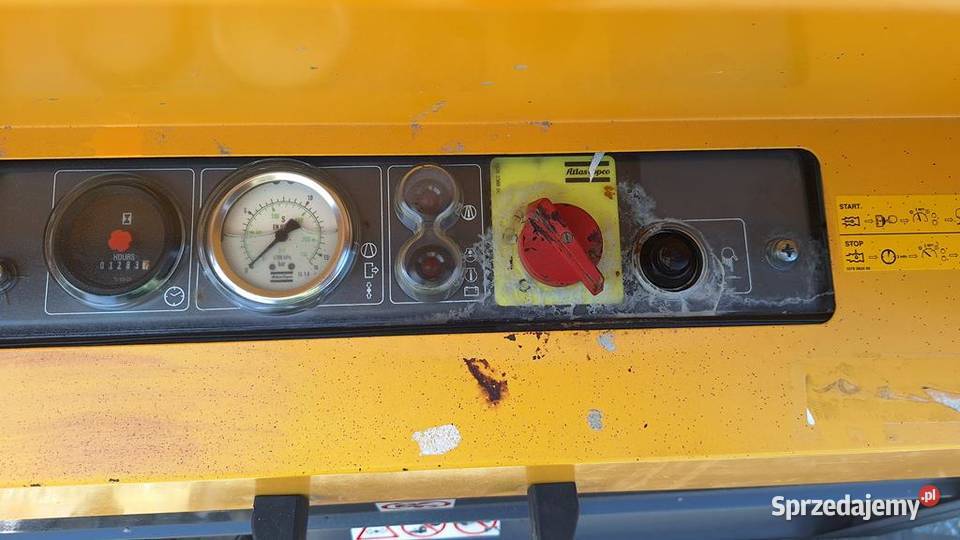 Kompresor Śrubowy Sprężarka ATLAS COPCO XAS 67 Trzebnica