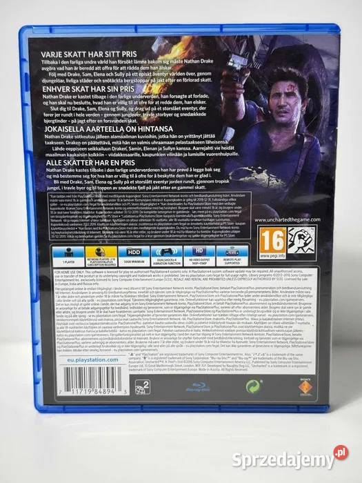 GRA UNCHARTED 4 KRES ZŁODZIEJA NA 4 PLAYSTATION Śrem