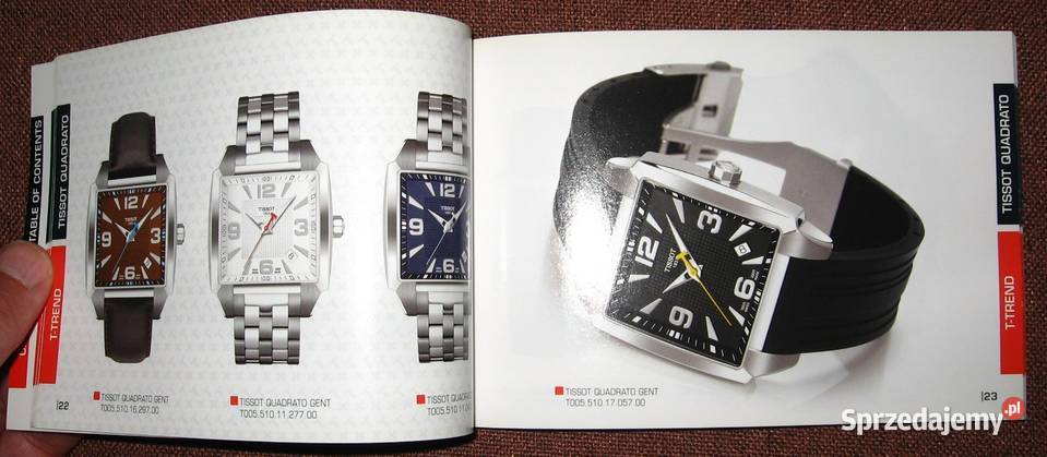 TISSOT 2007 watches catalog katalog zegarków Unisex