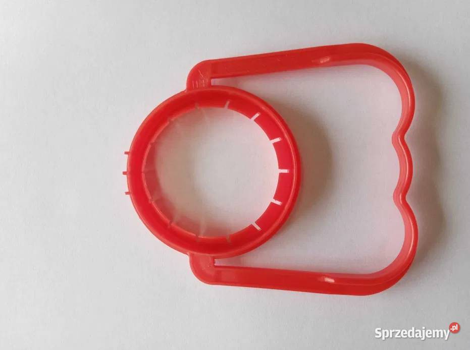Uchwyty plastikowe czerwone do butelek 5 L Wschowa