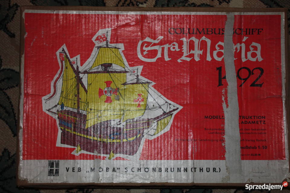 SANTA MARIA 1492 skala 150 model drewniany