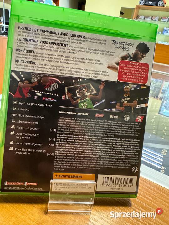 Gra NBA 2K19 Microsoft Xbox One Elbląg