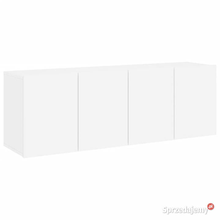 Ścienne szafki TV 2 białe 60x30x41 WM836939 Warszawa