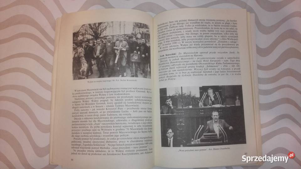 Jarosław Kurski Wódz 1991 rzadkie wydanie śląskie Katowice