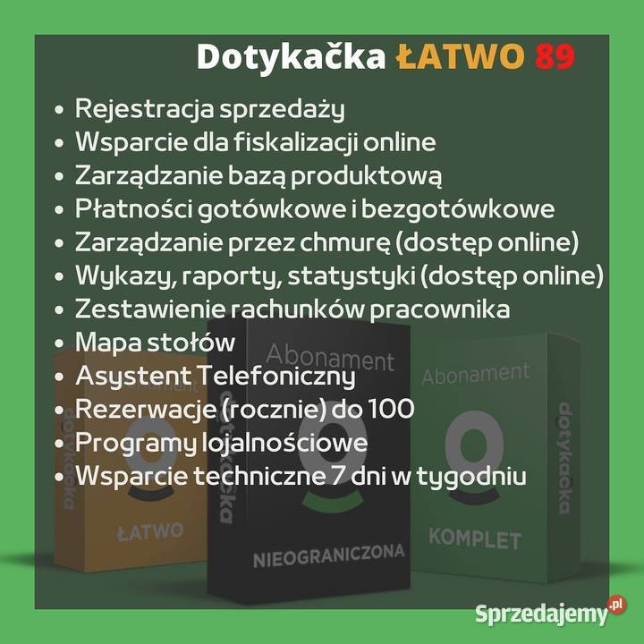 Tani system POS Dotykacka Warszawa