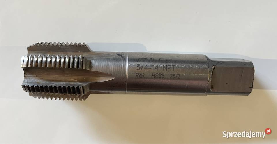 Gwintownik 3414 NPT HSSE EMUGE Czarnożyły