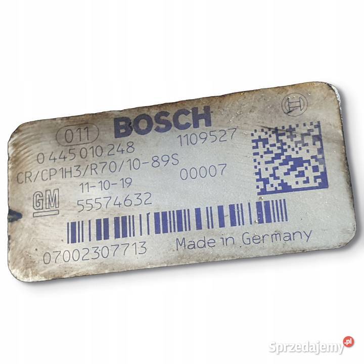 POMPA WTRYSKOWA Opel Zafira C Astra J Insignia Chełm