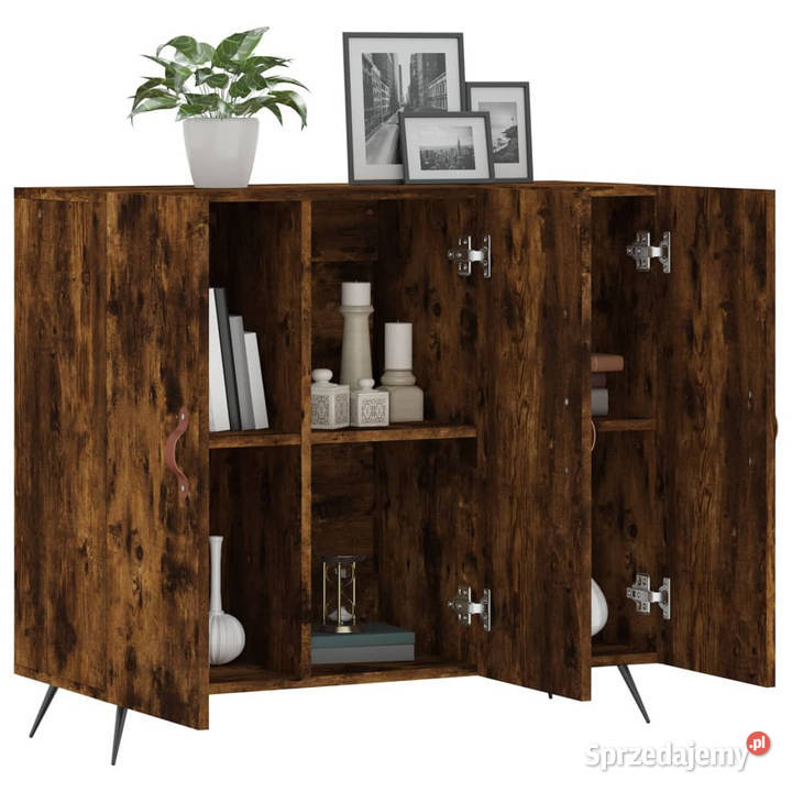 Szafka przydymiony dąb 90x34x80 materiał Warszawa