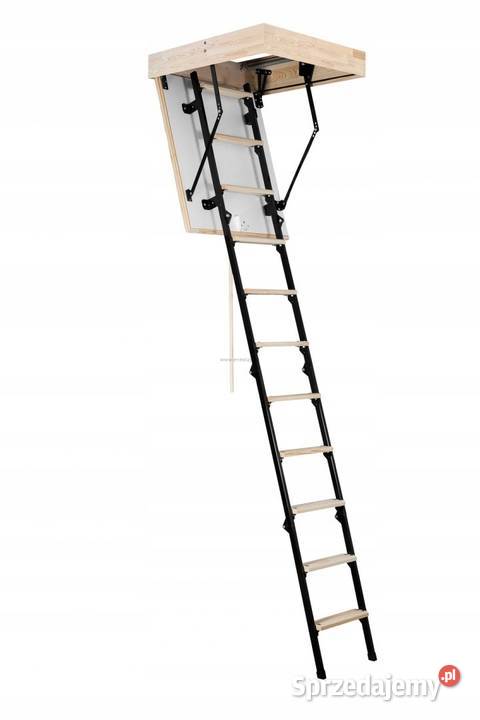 Schody strychowe metalowe 80x70 MINI TERMO Właz Wrocław