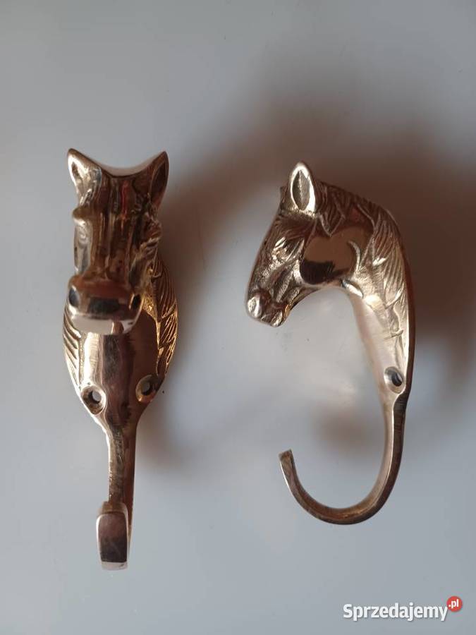 Mosiężny masywny wieszak koń Kolekcja Poznań sprzedam