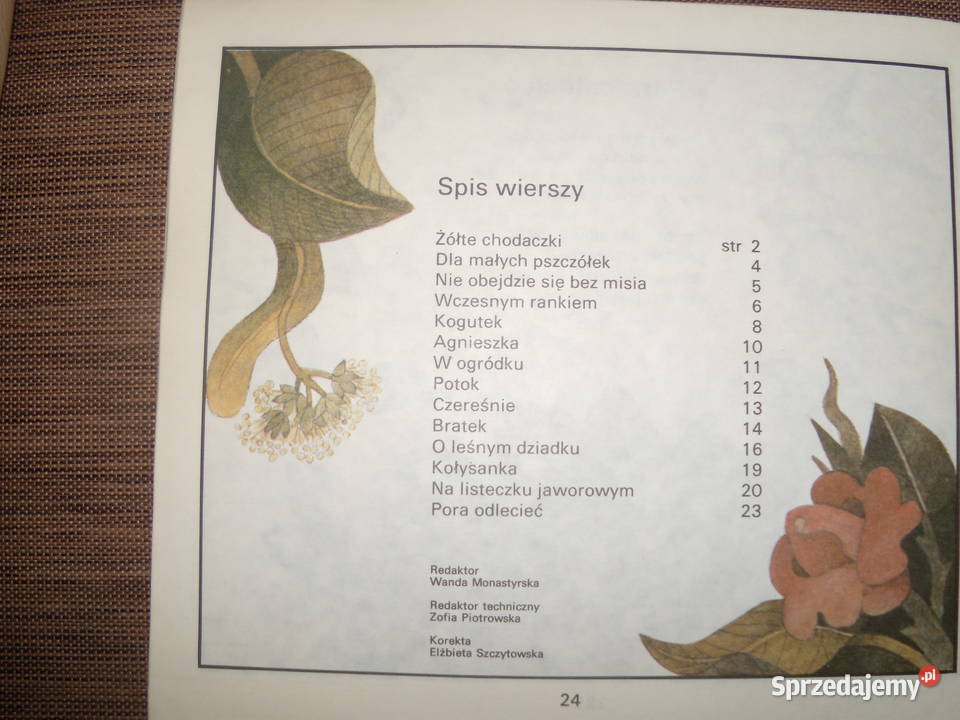 Żółte chodaczki Maria Czerkawska Warszawa