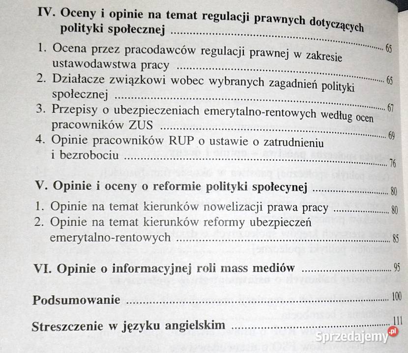 Polityka społeczna w świadomości społecznej M S Chełm