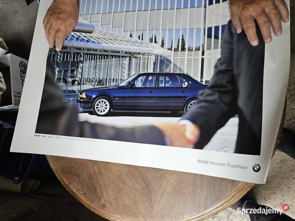 Plakat bmw 750i 133 Poznań