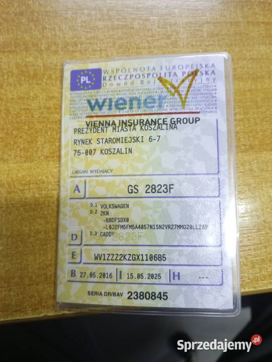 VW caddy Long 20 TDI 2016 Koszalin sprzedam