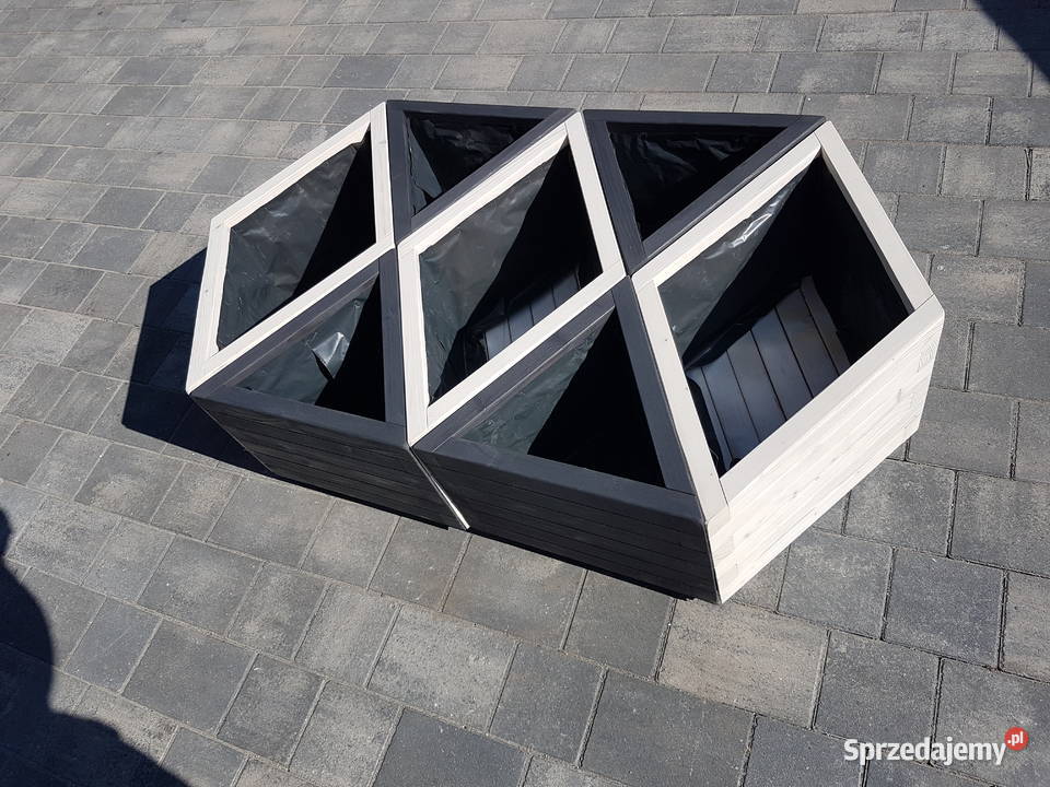 Donica Ogrodowa trójkątna drewniana NOWOŚĆ Warszawa sprzedam