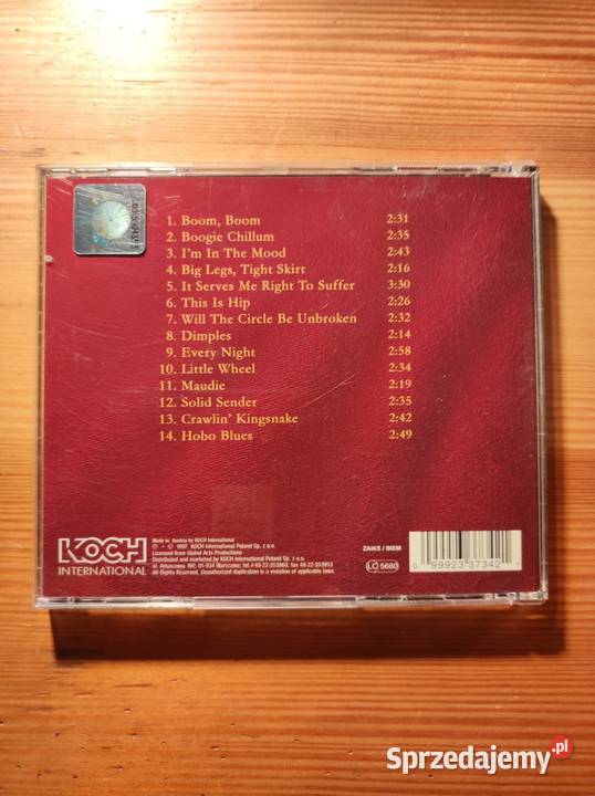 John Lee Hooker 1997 rock kolekcjonerska płyta świętokrzyskie Kielce
