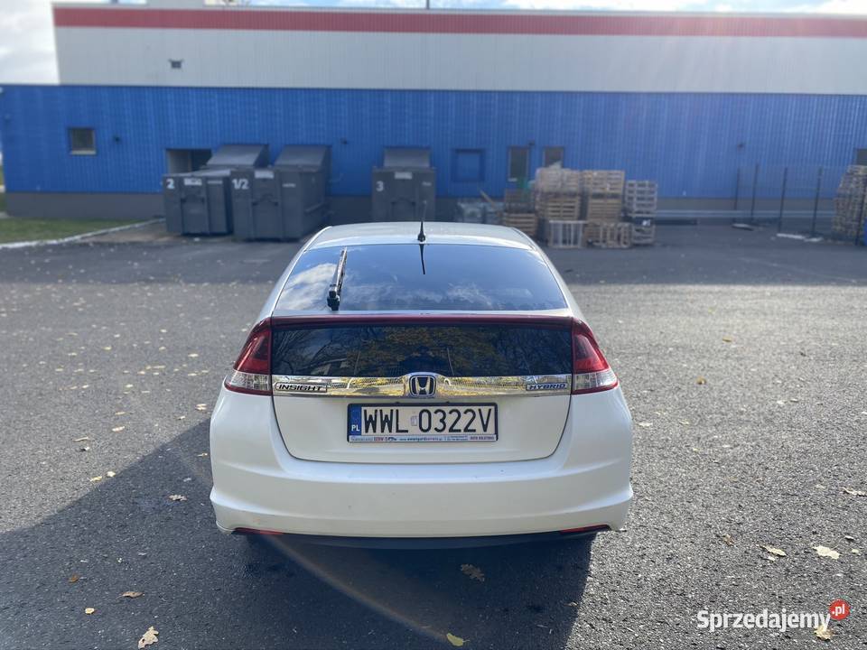 Honda Insight 13HYBRIDLPG wypisy Zarejestrowany w Polsce Warszawa