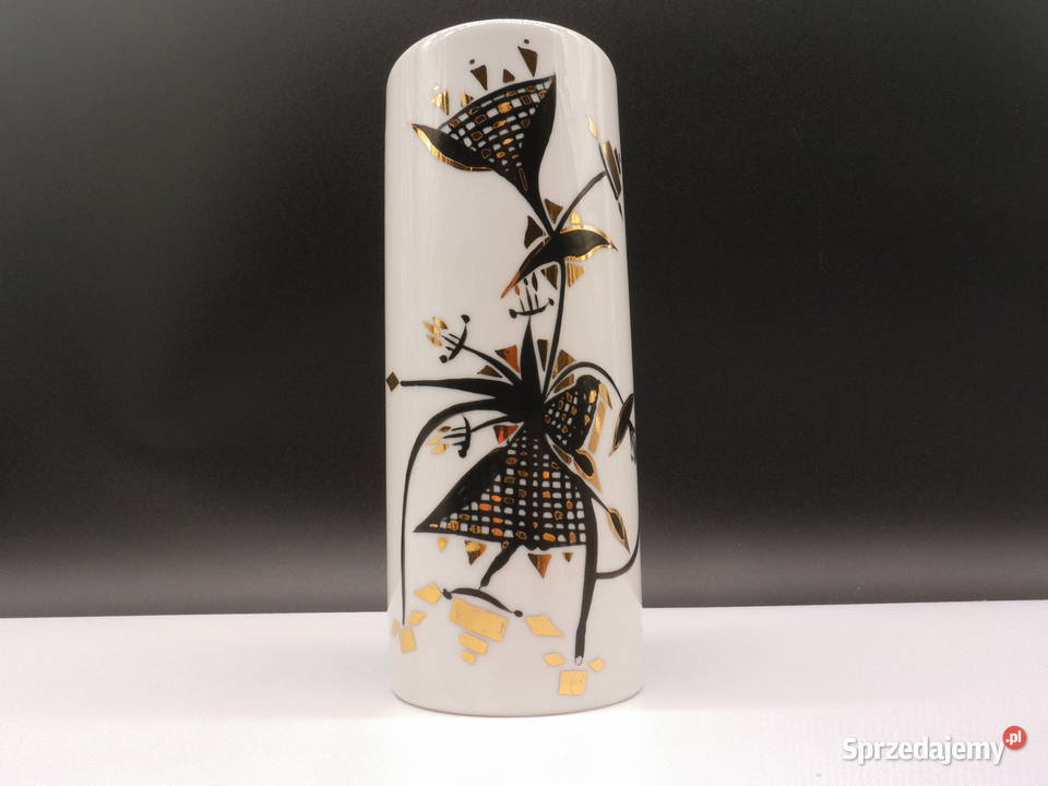 Wazon Gerold Porzellan Bavaria Modernizm lata Raszków