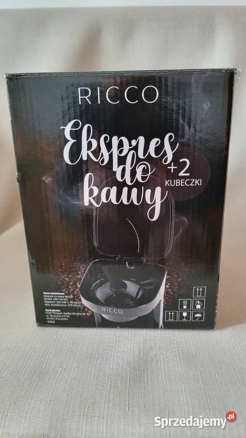 Ekspres do kawy RICCO 2 kubeczki Legionowo