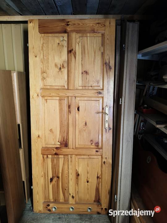 Sprzedam używane drzwi wewnętrzne 80cm Płock sprzedam
