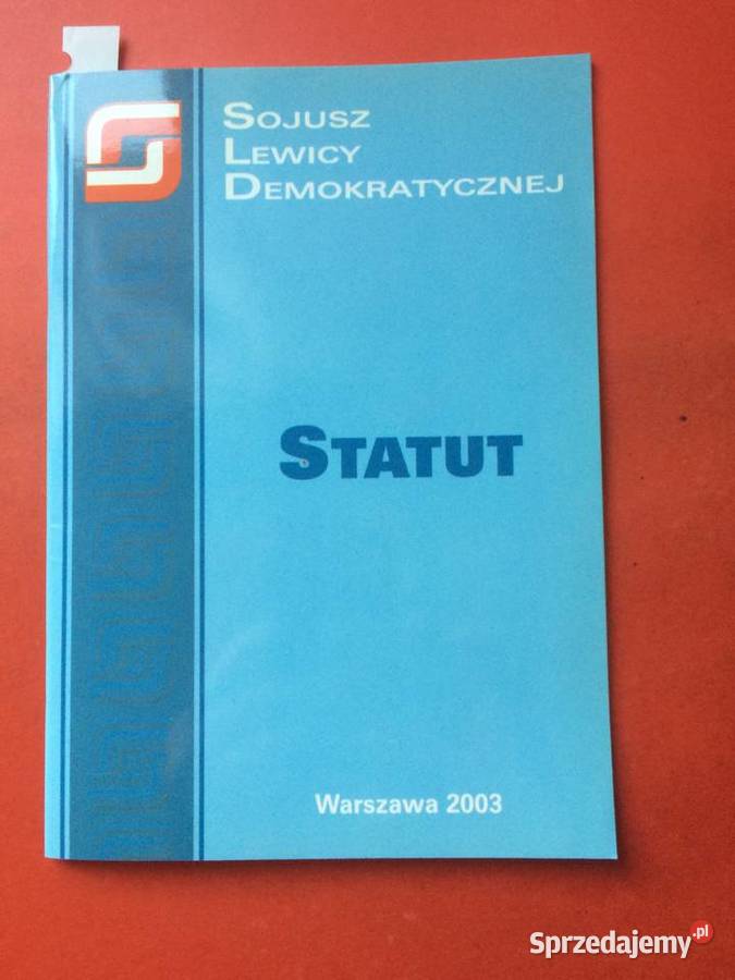 2571 Dwa Statuty Sojuszu Lewicy Demokratycznej Szczecin sprzedam