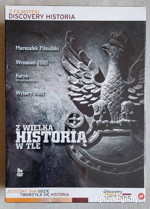 Z wielką historią w tle Pakiet 5 filmów dvd Warszawa
