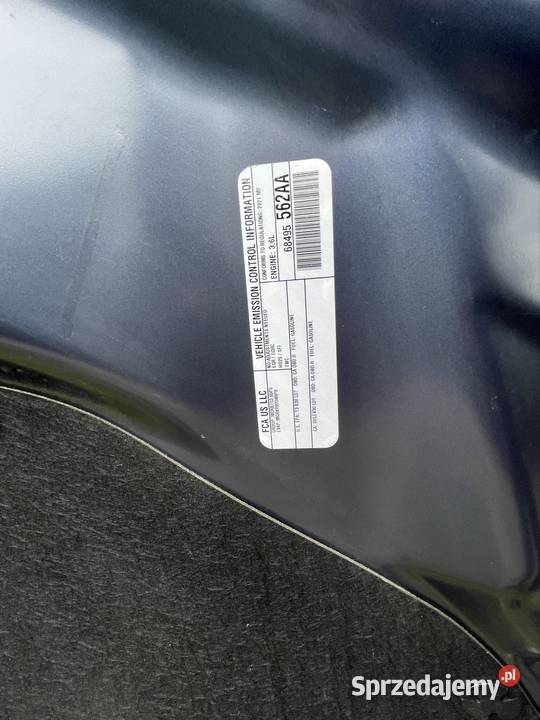 Maska wyciszenie Dodge Durango oryginał 2018 Opole
