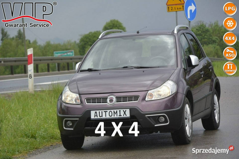 Fiat Sedici 16 16V Dynamic 4x4 gwarancja garażowany Sędziszów Małopolski