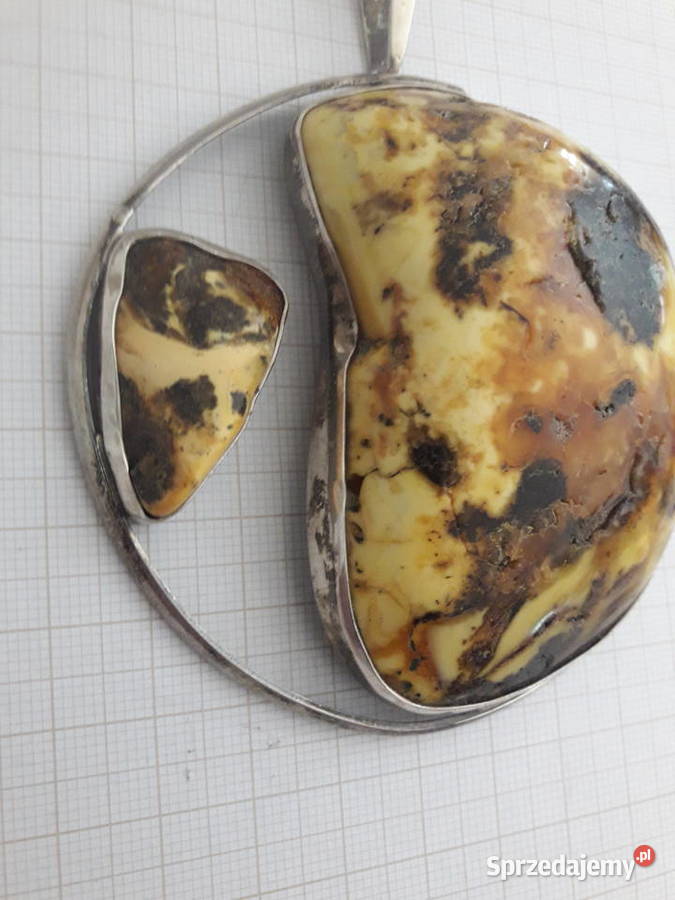 Wisior bursztyn bałtycki 64gram Białystok