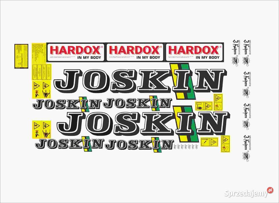 Naklejki Joskin trans ktp 22 50 hardox MOCNE i Pleszew