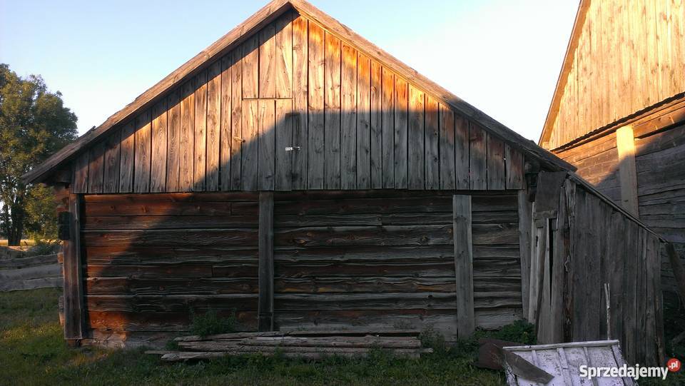 Stodoła drewniana 100letnie drewno idealne na Osmola