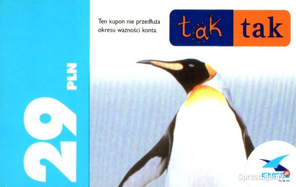 Karty doładowujące ERA TAK TAK wielkopolskie Konin sprzedam